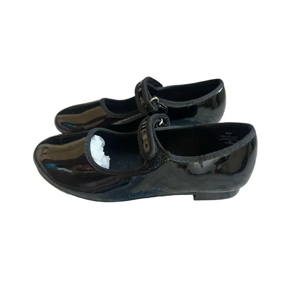 Youth Big Girls Dance Class Maryjane Dancing Jazz Tap Shoes - Sz 1